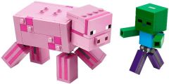 LEGO Minecraft 21157 Pig with Zombie Baby