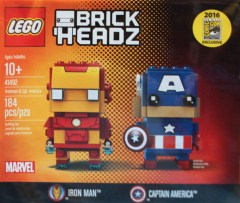 LEGO BrickHeadz 41492 Iron Man & Captain America
