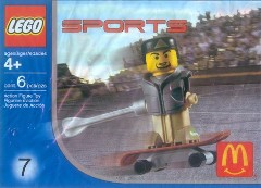 LEGO Sports 7921 Skateboarder, Grey Vest