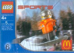 LEGO Sports 7922 Snowboarder, Orange Vest