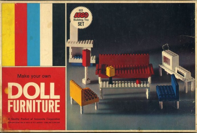 Конструктор LEGO (ЛЕГО) Samsonite 022 Doll Furniture