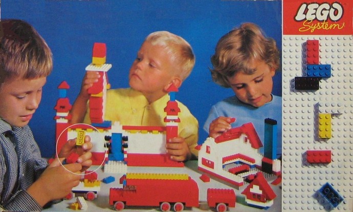 Конструктор LEGO (ЛЕГО) System 060 Basic Building Set in Cardboard