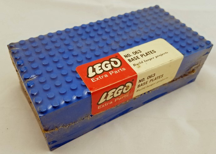 Конструктор LEGO (ЛЕГО) Samsonite 063 5 - 10X20 base plates - Blue