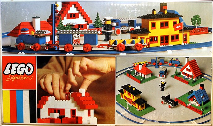 Конструктор LEGO (ЛЕГО) System 080 Basic Building Set with Train