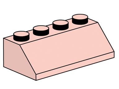 Конструктор LEGO (ЛЕГО) Bulk Bricks 10008 2x4 Sand Red Roof Bricks
