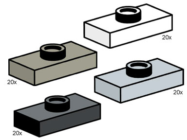 Конструктор LEGO (ЛЕГО) Bulk Bricks 10115 Jumper Bricks