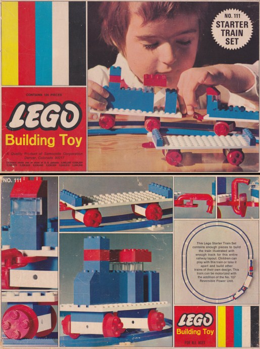 Конструктор LEGO (ЛЕГО) Samsonite 111 Starter Train Set
