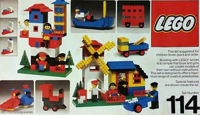 Конструктор LEGO (ЛЕГО) Universal Building Set 114 Building Set, 3+