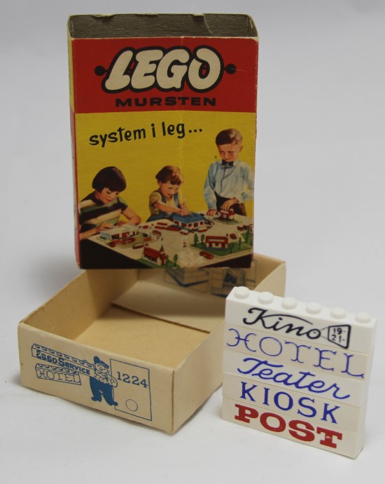 Конструктор LEGO (ЛЕГО) System 1224_1 8 Danish Named Beams