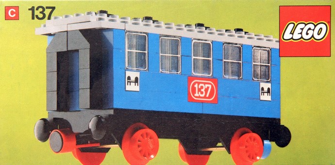 Конструктор LEGO (ЛЕГО) Trains 137 Passenger sleeping car