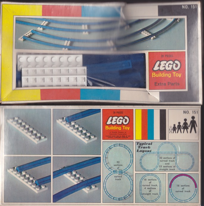 Конструктор LEGO (ЛЕГО) Samsonite 151 Curved Train Track