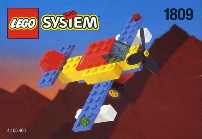 Конструктор LEGO (ЛЕГО) Basic 1809 Aeroplane