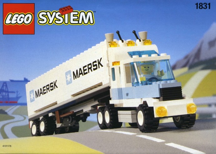 Конструктор LEGO (ЛЕГО) Town 1831 Maersk Line Container Lorry