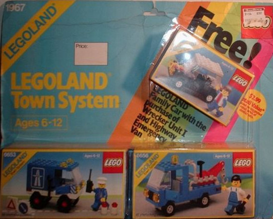 Конструктор LEGO (ЛЕГО) Town 1967 Town Value Pack