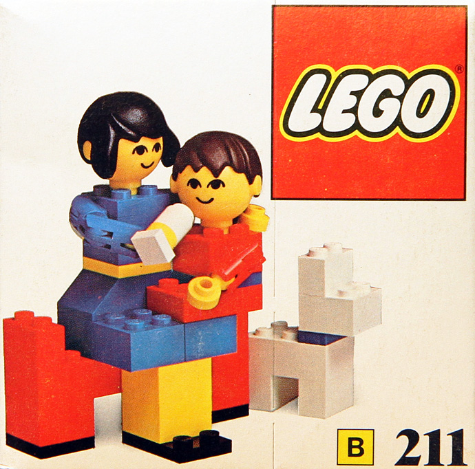 Конструктор LEGO (ЛЕГО) Building Set with People 211 Mother and baby with dog