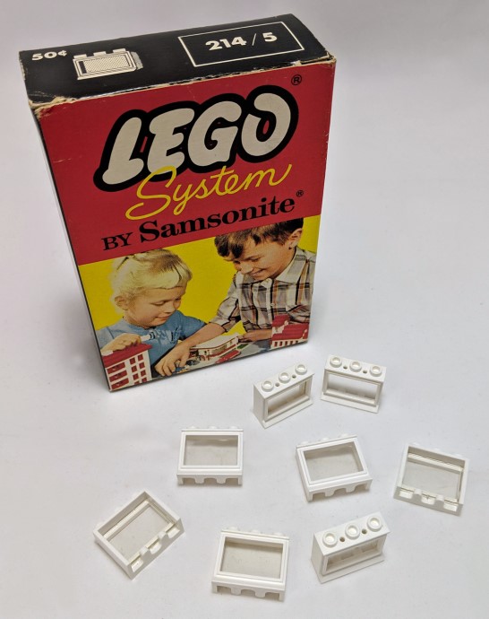 Конструктор LEGO (ЛЕГО) Samsonite 214_5 1 x 3 x 2 Window in Frame
