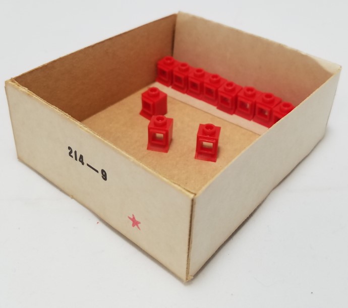 Конструктор LEGO (ЛЕГО) System 214_9 1 x 1 x 1 Window Frame