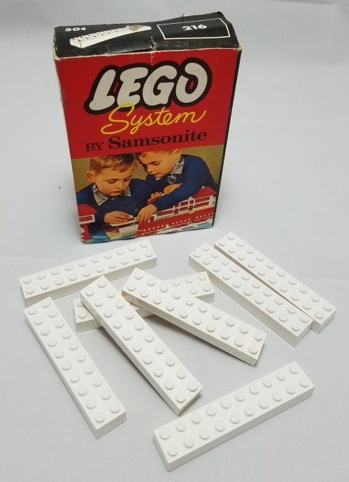 Конструктор LEGO (ЛЕГО) Samsonite 216 2 X 10 Bricks
