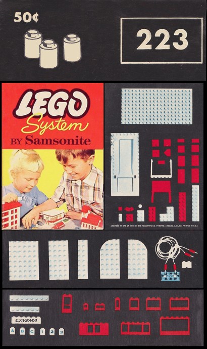Конструктор LEGO (ЛЕГО) Samsonite 223 1 x 1 Round Bricks