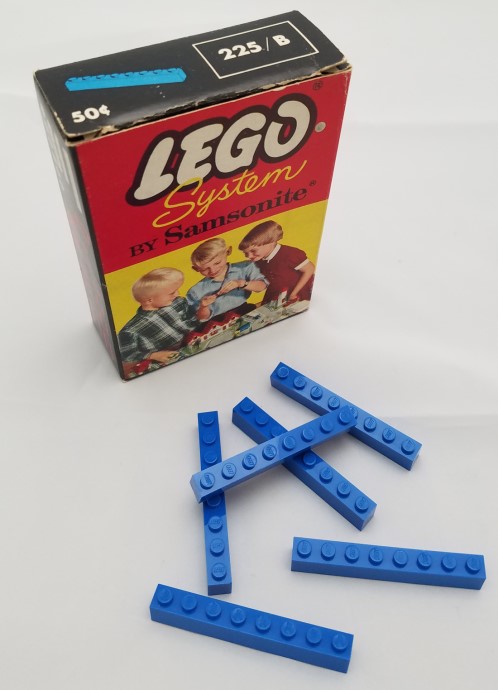 Конструктор LEGO (ЛЕГО) Samsonite 225_B 1 x 8 Beams