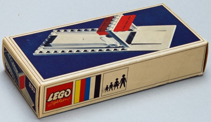 Конструктор LEGO (ЛЕГО) System 235 Garage Plate and Door (Gray Base and Door Frame)