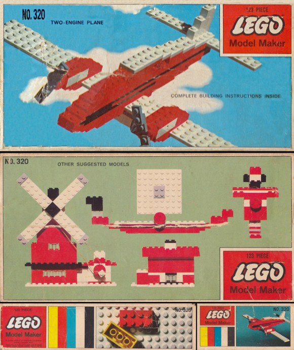 Конструктор LEGO (ЛЕГО) Samsonite 320 Red Airplane Set
