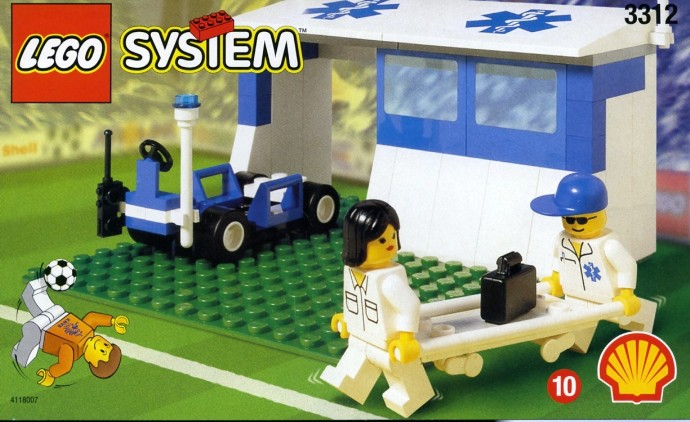 Конструктор LEGO (ЛЕГО) Town 3312 Paramedic Unit