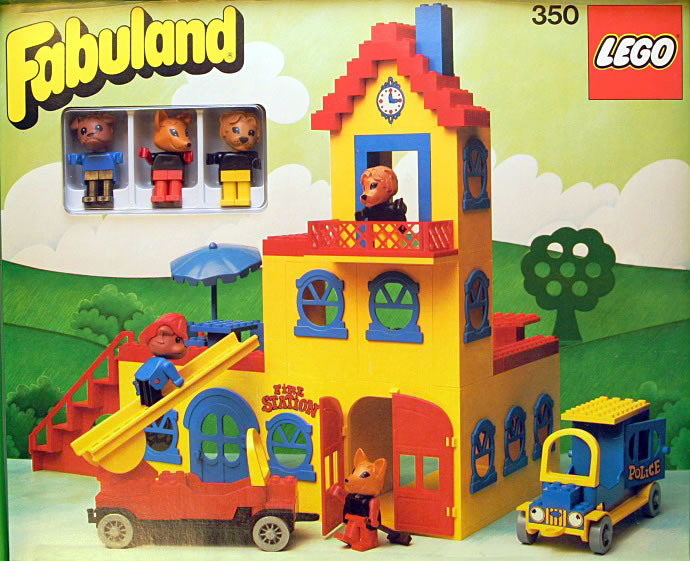 Конструктор LEGO (ЛЕГО) Fabuland 350 Town Hall