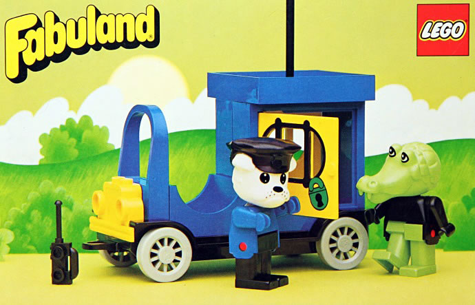 Конструктор LEGO (ЛЕГО) Fabuland 3643 Police Van