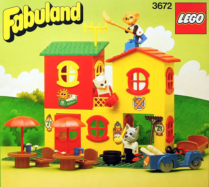 Конструктор LEGO (ЛЕГО) Fabuland 3672 The Motel