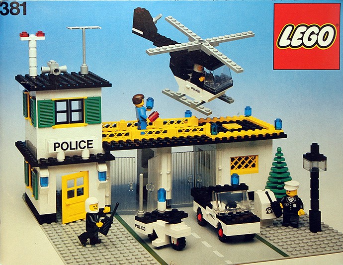 Конструктор LEGO (ЛЕГО) Town 381 Police Headquarters
