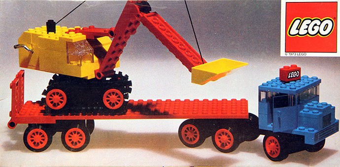 Конструктор LEGO (ЛЕГО) LEGOLAND 383 Truck with Excavator