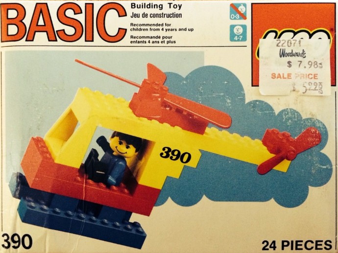 Конструктор LEGO (ЛЕГО) Basic 390 Helicopter