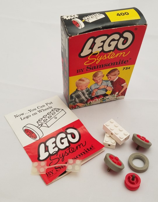 Конструктор LEGO (ЛЕГО) Samsonite 400 Small Wheels with Axles 