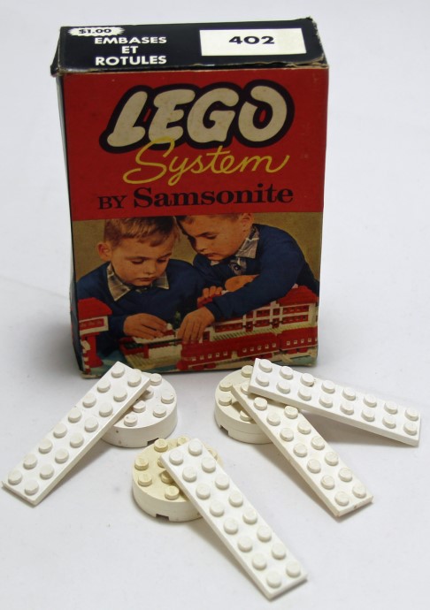 Конструктор LEGO (ЛЕГО) Samsonite 402 Swivels and Base Plates