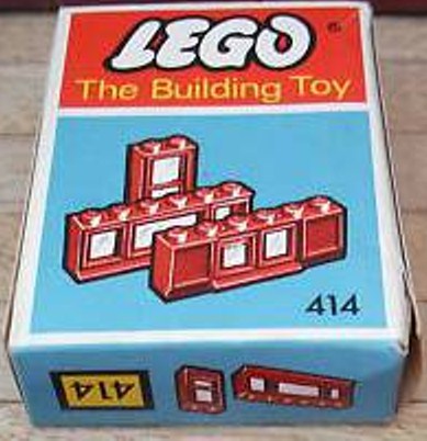 Конструктор LEGO (ЛЕГО) System 414 Windows Parts Pack, Red (The Building Toy)