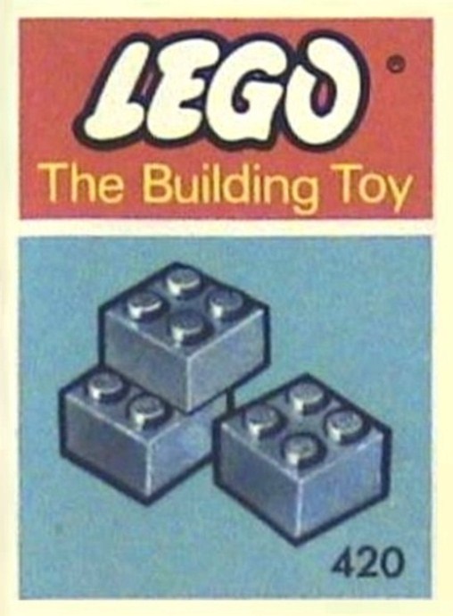 Конструктор LEGO (ЛЕГО) System 420 2 x 2 Bricks (The Building Toy)