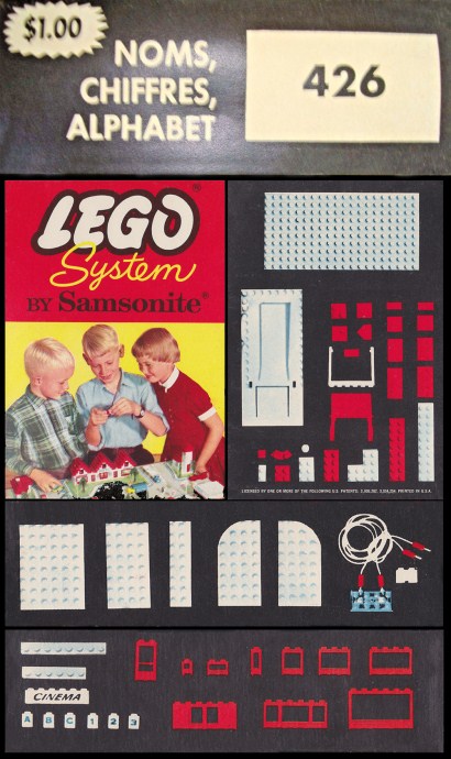 Конструктор LEGO (ЛЕГО) Samsonite 426 Names, Numbers, Alphabet