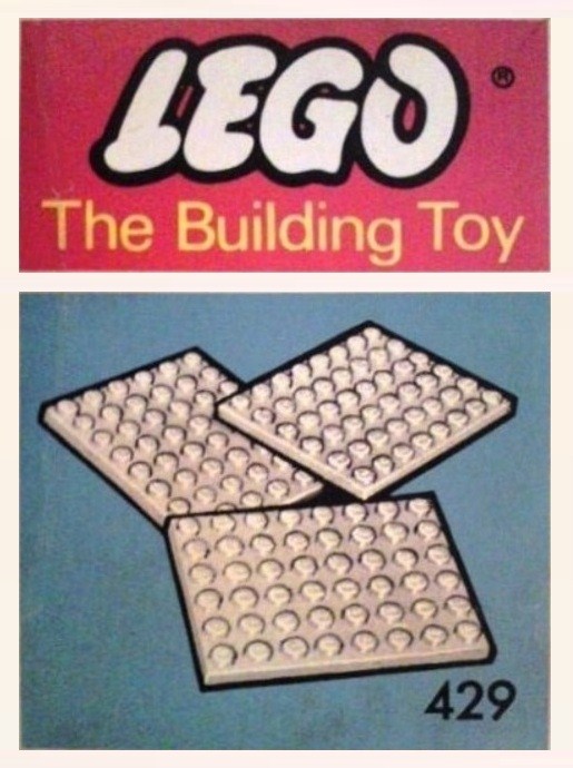 Конструктор LEGO (ЛЕГО) System 429 4 Plates 6 x 8 (The Building Toy)