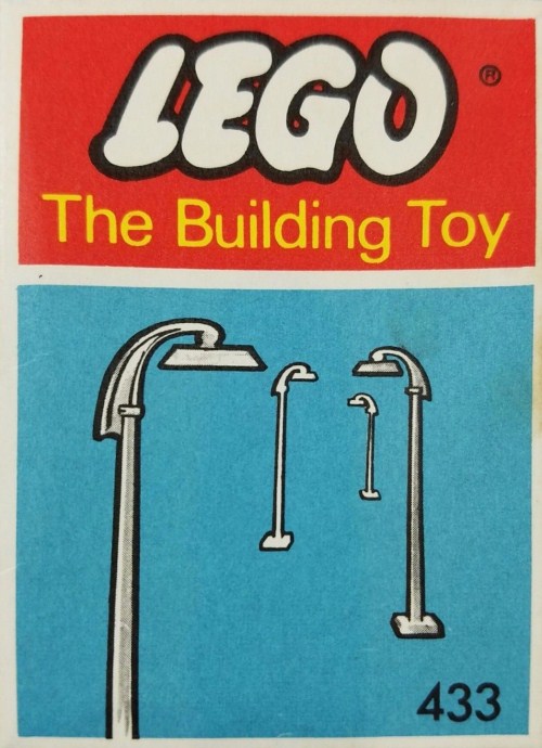 Конструктор LEGO (ЛЕГО) System 433 6 Street Lamps with Curved Top (The Building Toy)