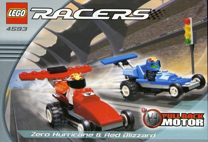 Конструктор LEGO (ЛЕГО) Racers 4593 Zero Hurricane and Red Blizzard