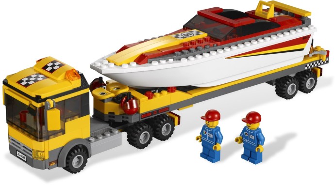 Конструктор LEGO (ЛЕГО) City 4643 Power Boat Transporter