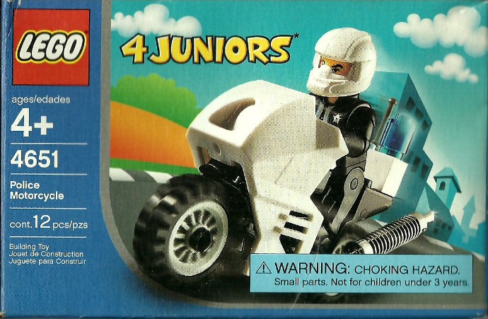 Конструктор LEGO (ЛЕГО) 4 Juniors 4651 Police Motorcycle