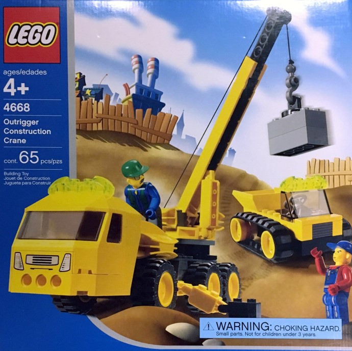 Конструктор LEGO (ЛЕГО) 4 Juniors 4668 Outrigger Construction Crane