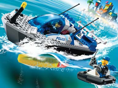 Конструктор LEGO (ЛЕГО) 4 Juniors 4669 Turbo-Charged Police Boat