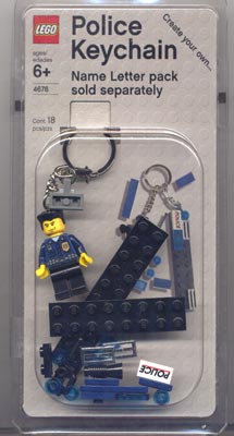 Конструктор LEGO (ЛЕГО) Gear 4676 Police Key Chain