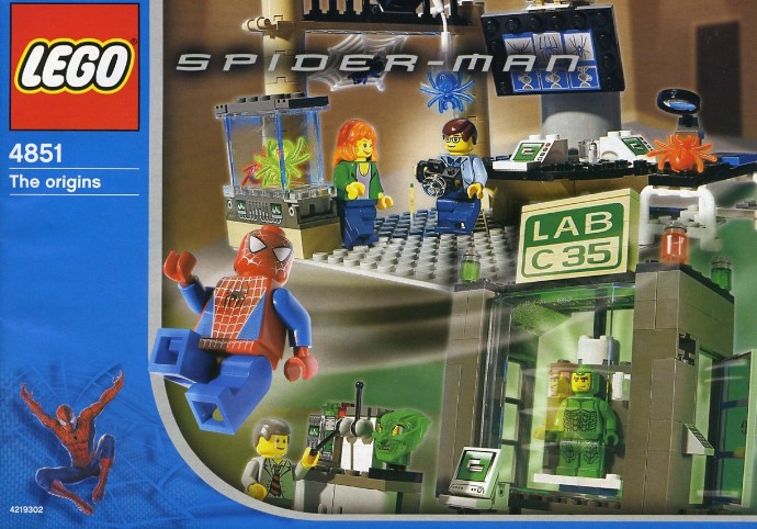 Конструктор LEGO (ЛЕГО) Spider-Man 4851 Spider-Man and Green Goblin - The Origins