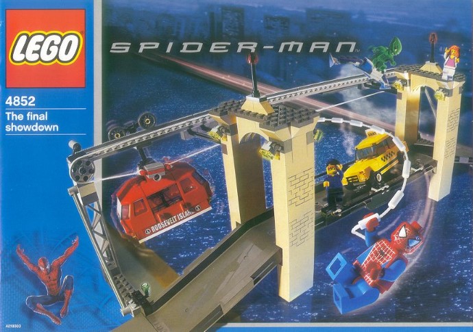 Конструктор LEGO (ЛЕГО) Spider-Man 4852 Spider-Man vs. Green Goblin -- The final showdown