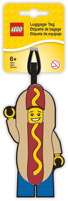 Конструктор LEGO (ЛЕГО) Gear 5005582 LEGO Hot Dog Guy Luggage Tag