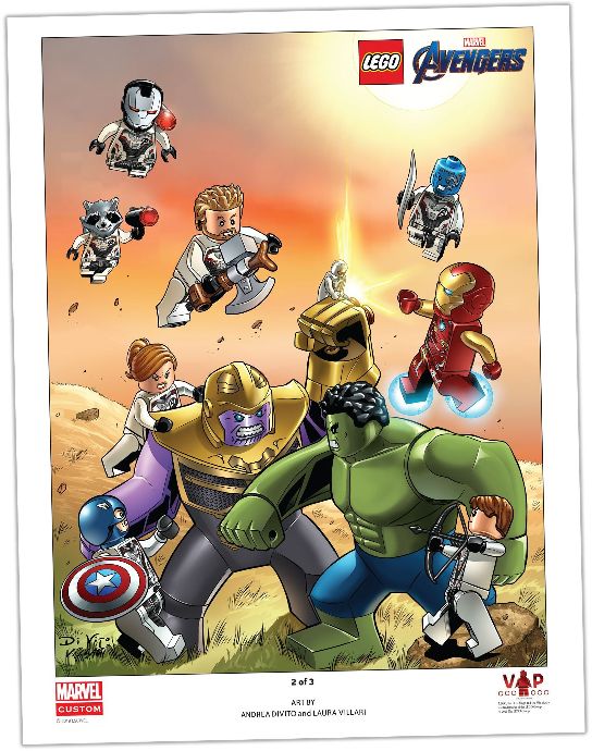 Конструктор LEGO (ЛЕГО) Gear 5005881  Avengers: Endgame art print